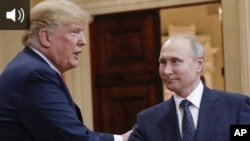 U.S. President Donald Trump (left) and Russian President Vladimir Putin.