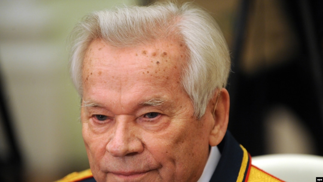 Mikhail Kalashnikov attends festivities to mark his 90th birthday at the Kremlin.