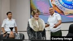 "Регион" телеканалы тараткан сүрөт.