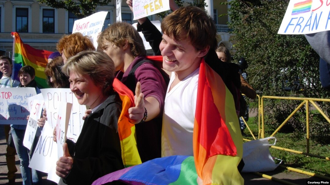 Russia was criticized for its treatment of gays.