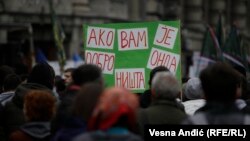 Sa protesta u Beogradu, ilustrativna fotografija