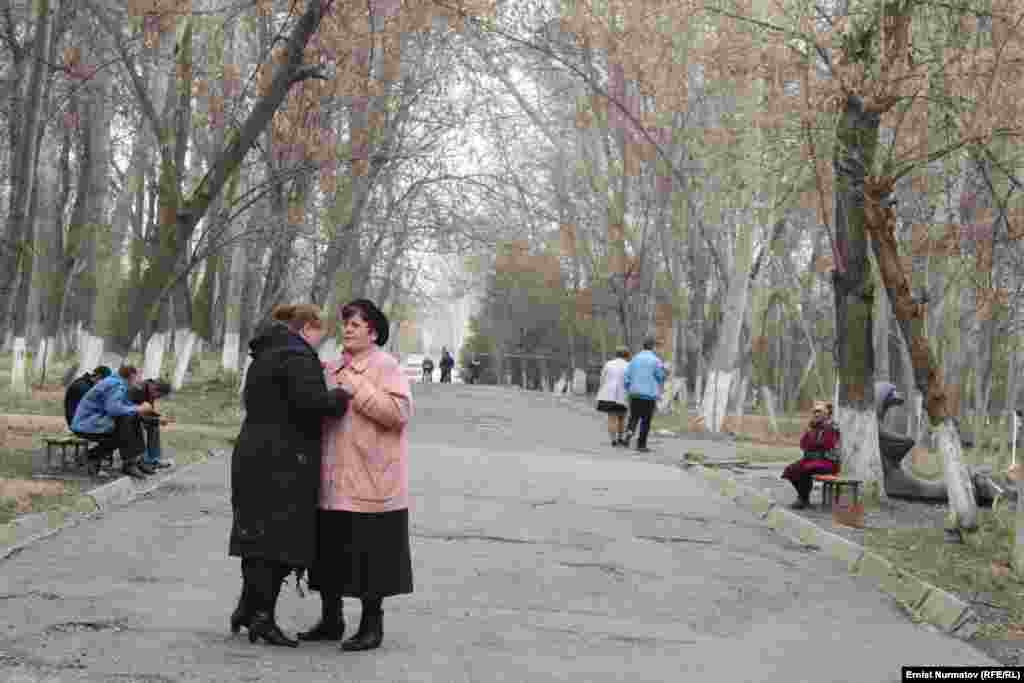 В городском парке...