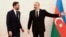 US Vice President JD Vance (left) meets with Azerbaijani President Ilham Aliyev at the Zagulba Presidential Residence in Baku on February 10. 