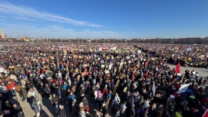 Протест срещу крайната десница в южния германски град Мюнхен в