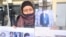 Kazakhstan – A Kazakh woman Gulzat Ermekbai / Yermekbai is standing at picket of Chinese consulate for release of Xinjiang relatives. Almaty, 26 February 2021
