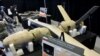 The US military displays what it says are Iranian weapons, at Joint Base Anacostia-Bolling in Washington, DC, on November 29, 2018.