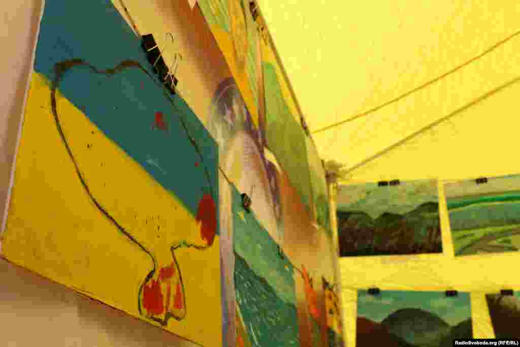 Виставка-продаж робіт бійців АТО, створених під час творчої реабілітації&nbsp;