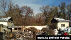 Фучик паркындагы жайкы кинотеатрдын азыркы абалы. Сүрөт Бишкек шаардык мэриясына тиешелүү.