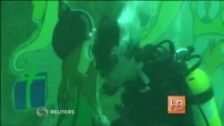 Акулам установили декорации