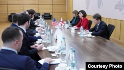 Встреча делегации сотрудников Конгресса с министром иностранных дел Грузии Макой Бочоришвили. Тбилиси, 28 января, 2026г.