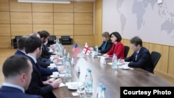 კონგრესის თანამშრომელთა დელეგაციის შეხვედრა მაკა ბოჭორიშვილთან