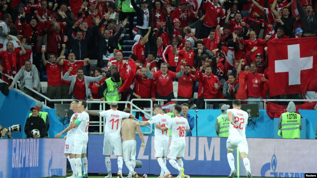 Reprezentacija Švajcarske slavi pobedu nad selekcijom Srbije, Rusija