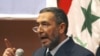 Mahmud al-Mashhadani, speaker of the Iraqi parliament, whose nephew was kidnapped on September 6 (fi