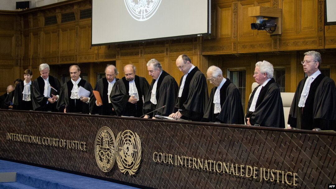 Tribunals such as the International Court of Justice can simply be ignored, unlike one set up by the UN Security Council.
