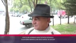 Sizcə, son illər Azərbaycanın özünün istehsalı olan kənd məhsulları artır, ya azalır?