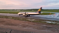Boeing 737 авіякампаніі Ryanair, які пасадзілі ў Менску 23 траўня 2021 году