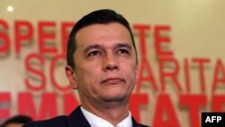 Premierul social-democrat Sorin Grindeanu