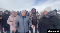 Кадр из видеообращения жителей села Козиха