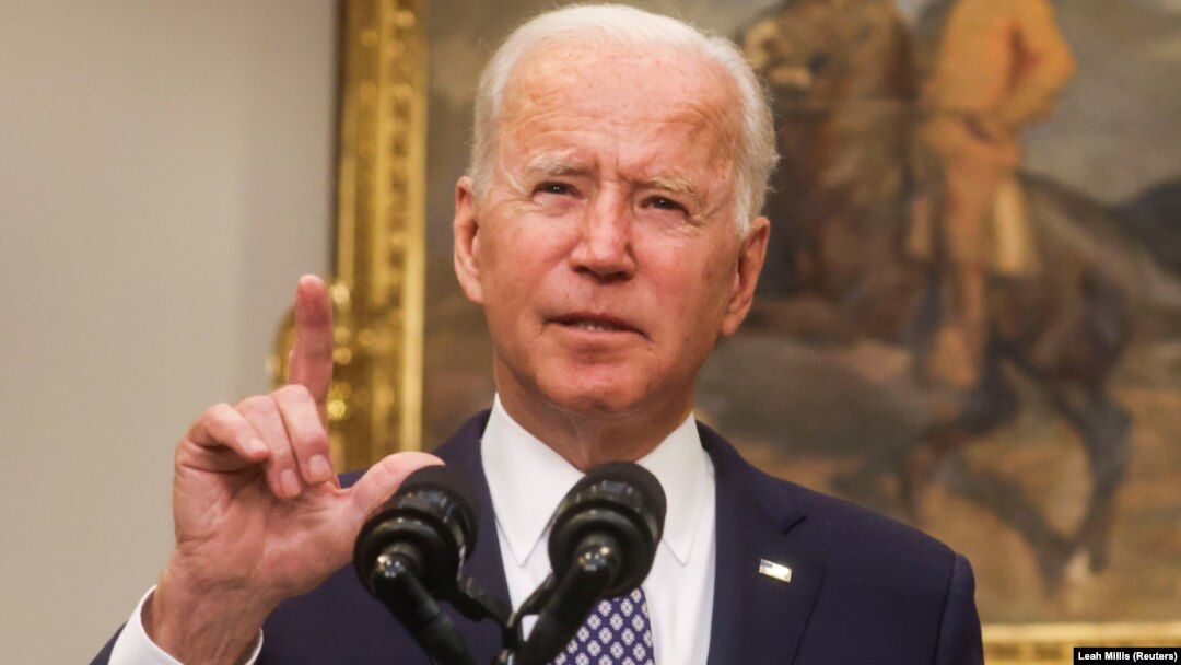 U.S. President Joe Biden has referred to cybersecurity as a "core national security challenge" for the United States. (file photo)
