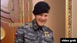 Адам Кадыров, скриншот видео из телеграм-канала Рамзана Кадырова