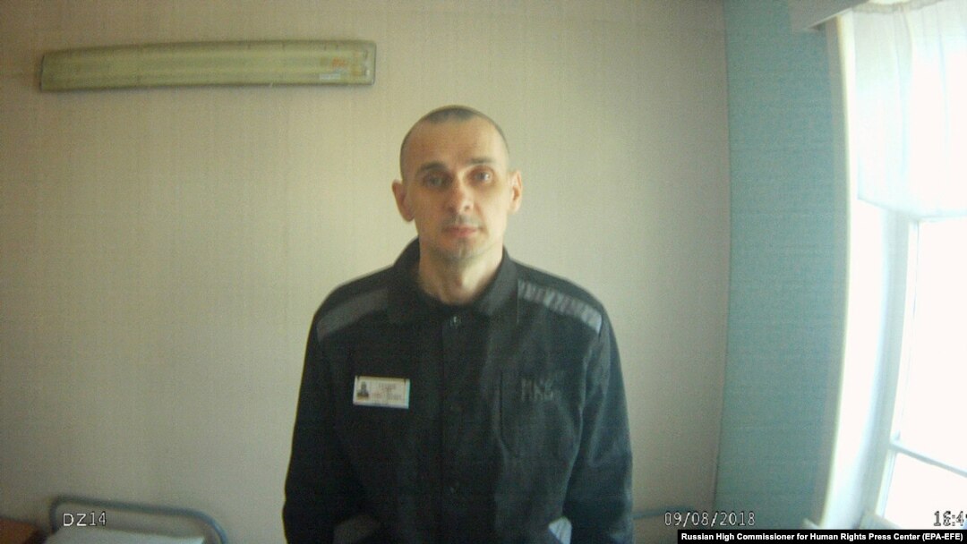 Олег Сенцов в колонии 