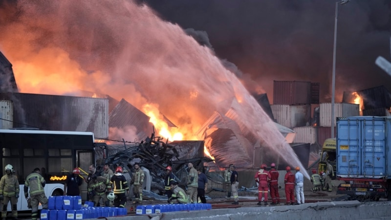 Iran Port Explosion Death Toll Rises To 46 As Fire Continues To Burn