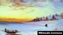 Аляксей Саўрасаў, «Зімовы пэйзаж. Адліга»