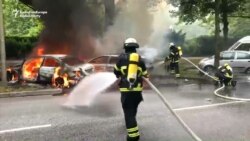 Fires, Arrests Continue In Hamburg As G20 Leaders Meet