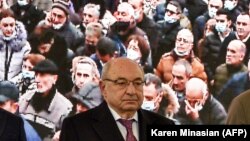 ARMENIA -- Politician Vazgen Manukian attends an opposition rally in Yerevan, December 5, 2020