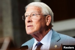 US Senator Roger Wicker, Republican chairman of the Armed Services Committee