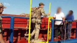 Прикордонники затримали судно «San porfyrios» через вхід у порти окупованого Криму (відео)