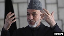 حامد کرزی رییس جمهور اسلامی افغانستان