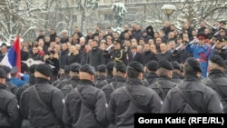 Vrh Republike Srpske s gostima tokom obilježavanja dana RS u Banjaluci, 9. 1. 2026.