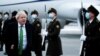 Prim-ministrul britanic Boris Johnson pe aeroportul din Kiev, 1 februarie 2022