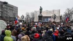 Москванын Пушкин аянтындагы акция, 28-декабрь 2018-жыл.