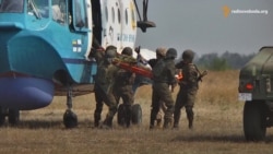 «Си Бриз-2015» на суше: защита блокпоста, эвакуация раненых (видео)