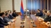 Armenia - Prime Minister Nikol Pashinian meets with newly appointed members of his government in Yerevan, 13 May 2018.