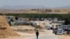 A general view of the Iraqi side of Mandali border crossing between Iraq and Iran, in Mandali, July 11, 2020