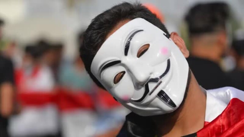 از عراق تا هنگ‌کنگ: گای‌ فاکس در تظاهرات ضدحکومتی