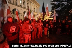 На Майдане Незалежнасьці ў Кіеве агучылі імёны і пазыўныя беларусаў, якія загінулі на вайне з Расеяй