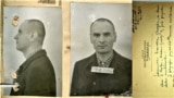 Georg Hromadka în detenţie, fotomontaj