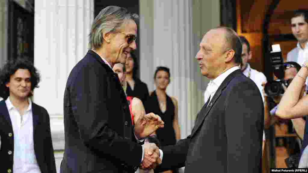 Jeremy Irons i Mirsad Purivatra