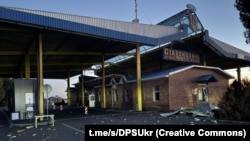 A Russian attack targeted a border checkpoint in Ukraine's Odesa region near Moldova on September 9.