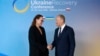 Прем’єр-міністр Польщі Дональд Туск і прем’єр-міністерка України Юлія Свириденко на Конференції з питань відновлення України (URC 2026) у Гданську, Польща, 25 червня 2026 року
