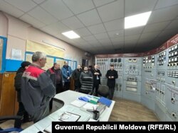 Delegația de la Chișinău în timpul inspecției la Centrala Termoelectrică „Tirotex-Energo” din Tiraspol, februarie 2025.