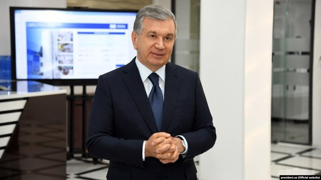Uzbek President Shavkat Mirziyoev