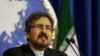 IRAN -- Iranian foreign ministry spokesman, Bahram Ghasemi speaks during a press conference on August 22, 2016 in Tehran.