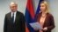 Belgium - The EU's foreign and security policy chief, Federica Mogherini, and Armenian Foreign Minister Edward Nalbandian announce the start of negotiations on a new EU-Armenia accord, Brussels, 7Dec2015.