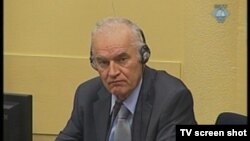 Ratko Mladić u sudnici