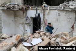 Последствия взрыва в жилом доме в Севастополе, 23 марта 2026 года, фото REUTERS